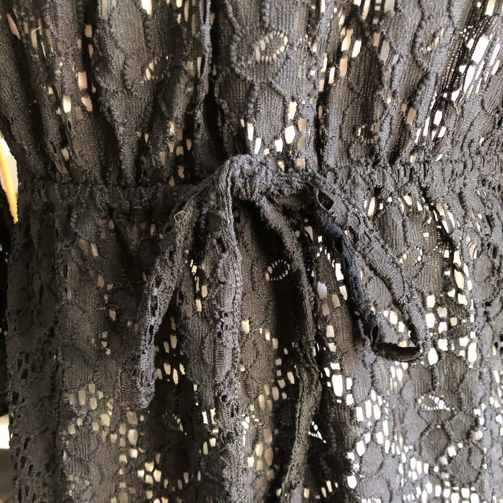 Laundry by Design Crochet Bell Sleeve Cover Up XS - Picture 6 of 10